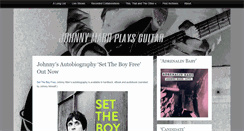 Desktop Screenshot of johnnymarrplaysguitar.com